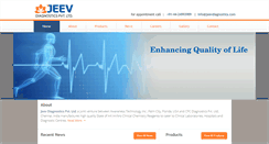 Desktop Screenshot of jeevdiagnostics.com